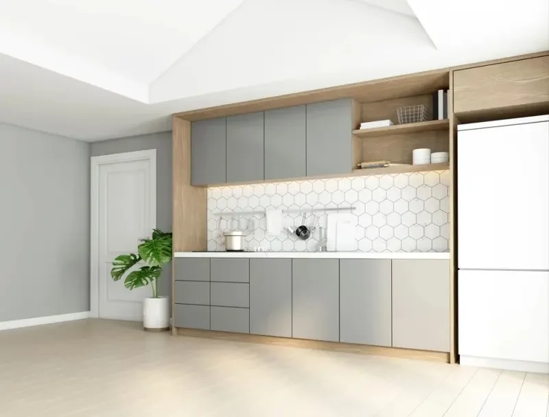 Målning av köksluckor